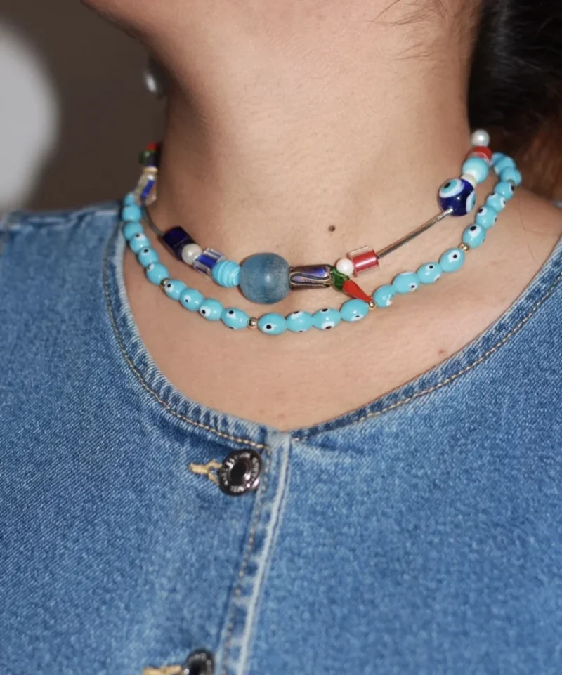 Funky Blue necklace